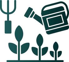 Landwirtschaft und Gartenbau-Vektor-Icon-Design vektor