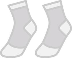 Socken-Vektor-Icon-Design vektor