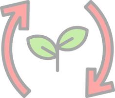 Kompostierung Vektor-Icon-Design vektor
