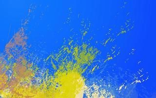 abstrakte Grunge-Textur blauer und gelber Farbhintergrund vektor