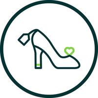 Vektor-Icon-Design für weibliche Schuhe vektor