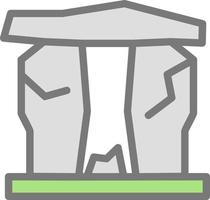 Stonehenge-Vektor-Icon-Design vektor