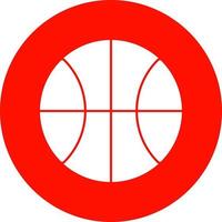 Basketball-Vektor-Icon-Design vektor