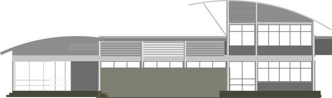 3D-Darstellung des Bauvorhabens vektor