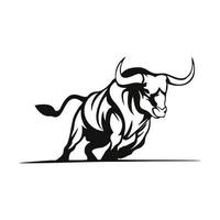 Bull Pro-Vektor-Logo-Design vektor