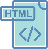 einfaches HTML-Symbol vektor