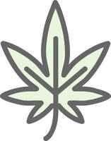 Cannabis-Vektor-Icon-Design vektor