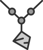 amulett vektor ikon design