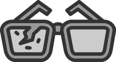 läsning glasögon vektor ikon design