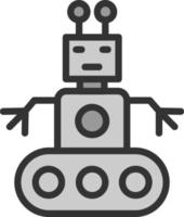 Roboterarm-Vektor-Icon-Design vektor