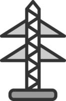 Elektroturm-Vektor-Icon-Design vektor