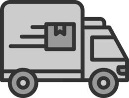 Lieferwagen-Vektor-Icon-Design vektor