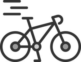 Fahrrad-Vektor-Icon-Design vektor