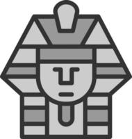 Pharao-Vektor-Icon-Design vektor