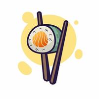 Sushi-Logo-Design. Vektordesign und Firmenlogo, passend für Ihr Unternehmen vektor