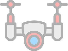 Drohnen-Vektor-Icon-Design vektor