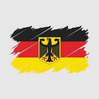 Deutschland-Flagge-Pinsel-Vektor vektor