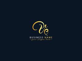 einzigartiger vq-Logo-Buchstabe, Kalligrafie-vq-Brief-Logo-Symbol für Unternehmen vektor