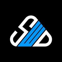 SWD Letter Logo kreatives Design mit Vektorgrafik, SWD einfaches und modernes Logo. vektor