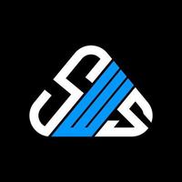 sws letter logo kreatives design mit vektorgrafik, sws einfaches und modernes logo. vektor