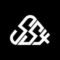 ssx brev logotyp kreativ design med vektor grafisk, ssx enkel och modern logotyp.