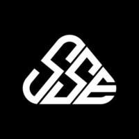 sse Brief Logo kreatives Design mit Vektorgrafik, sse einfaches und modernes Logo. vektor