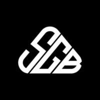 sgb brief logo kreatives design mit vektorgrafik, sgb einfaches und modernes logo. vektor