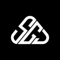 sg-buchstabe logo kreatives design mit vektorgrafik, sg-einfaches und modernes logo. vektor