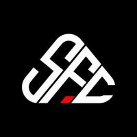 sfc brev logotyp kreativ design med vektor grafisk, sfc enkel och modern logotyp.