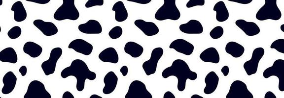 djur- mönster för textil- design. sömlös mönster av dalmatian eller ko fläckar. naturlig texturer. vektor