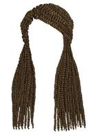 trendig afrikansk lång hår cornrows. realistisk grafik. mode skönhet stil. vektor