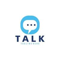 Talk-Logo-Icon-Vektor isoliert vektor