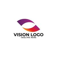 Vision-Logo-Icon-Vektor isoliert vektor