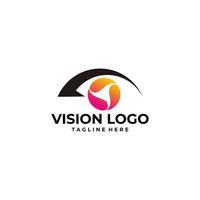 vision logotyp ikon vektor isolerade