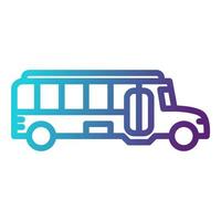 skola buss ikon, lämplig för en bred räckvidd av digital kreativ projekt. Lycklig skapande. vektor