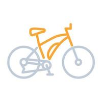 Mountainbike-Symbol, geeignet für eine Vielzahl digitaler Kreativprojekte. frohes Schaffen. vektor