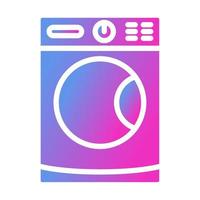 tvättning maskin ikon, lämplig för en bred räckvidd av digital kreativ projekt. Lycklig skapande. vektor