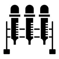 Pipetten-Symbol, geeignet für eine Vielzahl digitaler kreativer Projekte. frohes Schaffen. vektor