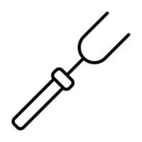 Stimmgabel-Symbol, geeignet für eine Vielzahl digitaler kreativer Projekte. frohes Schaffen. vektor