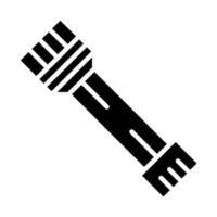 Fackelsymbol, geeignet für eine Vielzahl von digitalen Kreativprojekten. frohes Schaffen. vektor