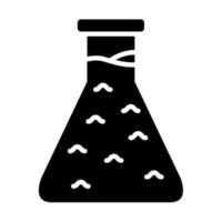 erlenmeyer flaska ikon, lämplig för en bred räckvidd av digital kreativ projekt. Lycklig skapande. vektor