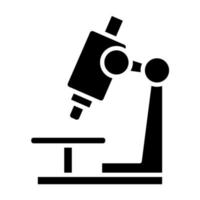 Mikroskop-Symbol, geeignet für eine Vielzahl digitaler kreativer Projekte. frohes Schaffen. vektor