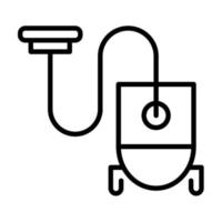 Staubsauger-Symbol, geeignet für eine Vielzahl digitaler Kreativprojekte. frohes Schaffen. vektor