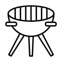 Junggesellen-Griller-Symbol, geeignet für eine Vielzahl digitaler Kreativprojekte. frohes Schaffen. vektor