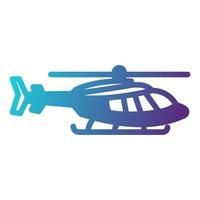 Helikopter-Symbol, geeignet für eine Vielzahl digitaler Kreativprojekte. frohes Schaffen. vektor