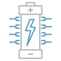 Batteriesymbol, geeignet für eine Vielzahl digitaler Kreativprojekte. frohes Schaffen. vektor