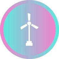 Symbol für Windmühlenvektor vektor