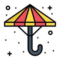 skön vektor design av kinesisk paraply
