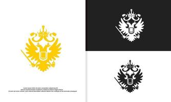 Logo Illustration Vektorgrafik des Wappens des Habsburgerreiches vektor