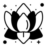 schönes Vektordesign der Lotusblume vektor